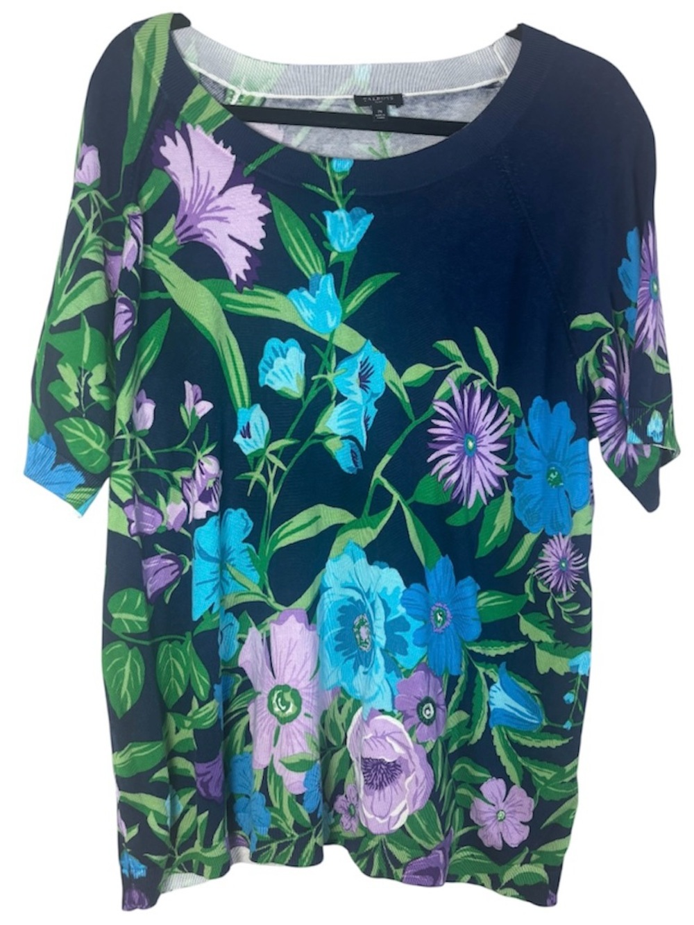 🎒 BTS SALE 📚    Talbots Plus 2X Floral Sweater Bundle 2-Pack Summer Knit Tops